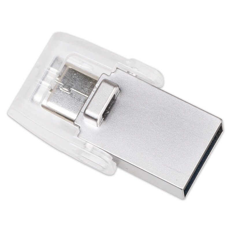 [精选]金士顿(Kingston)DTDUO3C 32GB U盘 USB3.1 和 Type-C 双接口 半透明车载U盘