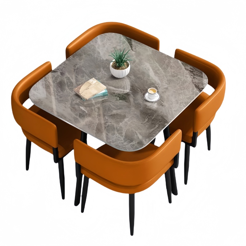 悦兴诚小方桌 一桌4椅80*75cm 套高清大图