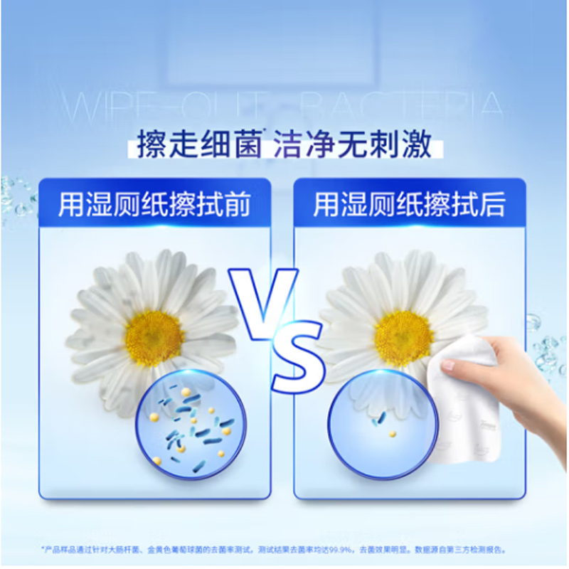 杜克恩 DKESCZ-001 洋甘菊卫生湿厕纸40片/包(计价单位:包)高清大图
