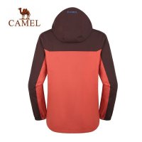 CAMEL骆驼户外冲锋衣 男款两件套防风保暖透气三合一冲锋衣登山服
