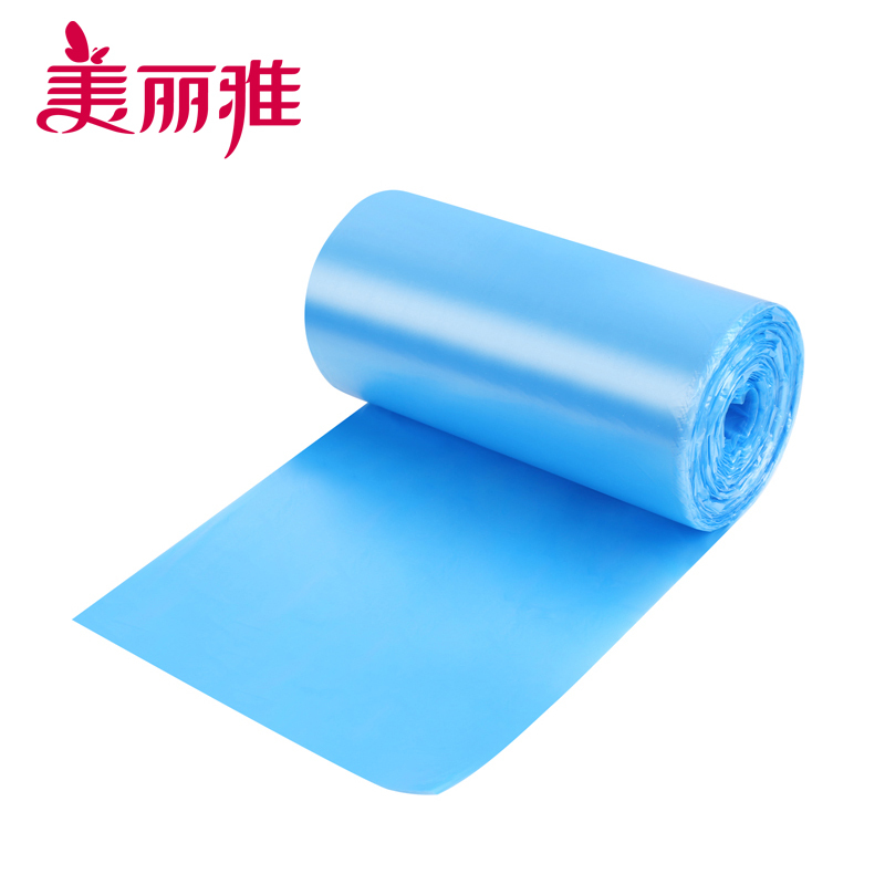 美丽雅 家用垃圾袋 加厚耐用八角底便捷抽取式垃圾袋实惠装50*60cm*2卷