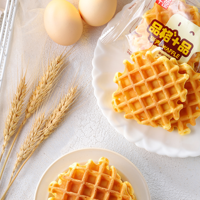 飞业十品 糕点点心 华夫饼500g 早餐食品糕点心办公室甜点休闲零食