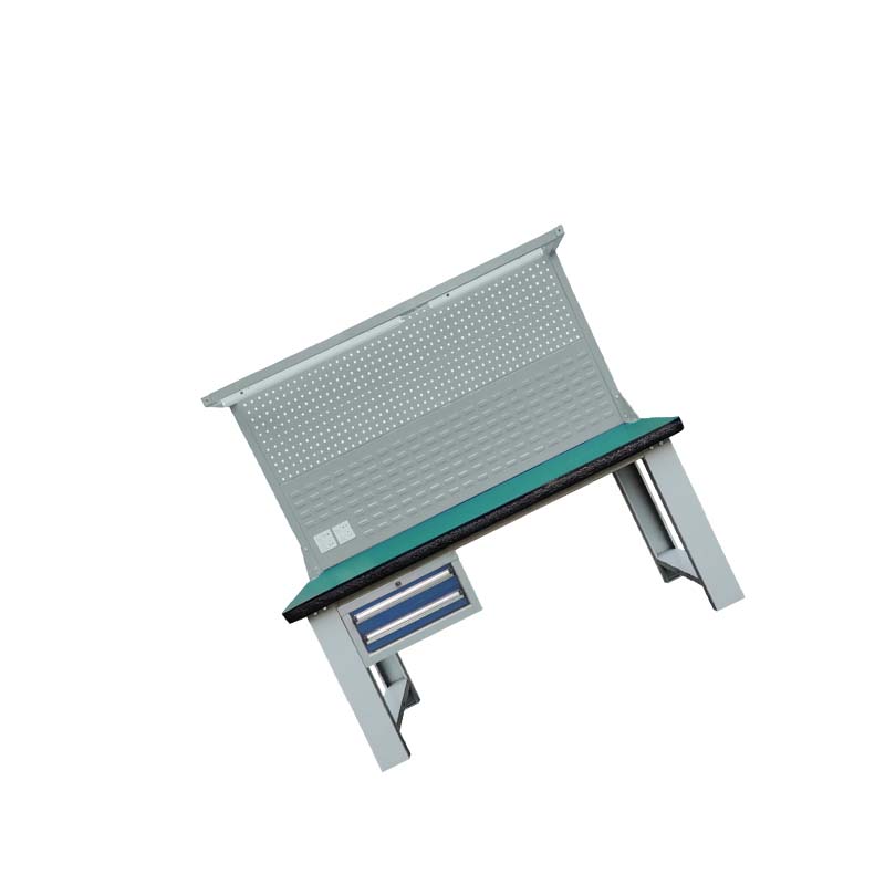 鑫导 防静电工作台 1500*750*800吊二抽双背板灯架 张高清大图