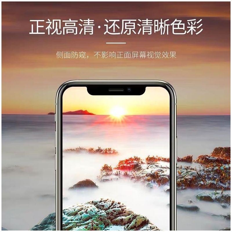苹果11钢化膜防偷窥iphonex/xr/xsmax全屏6sp7plus8p12手机磨砂膜