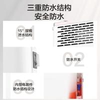 美的(Midea) 取暖器欧快 HDY20K 2000W 铁铬发热体 整体IPX2级防水 卧室书房对流暖风机 欧式快热炉