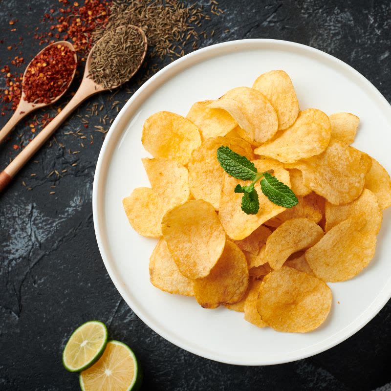 可比克 原味薯片32克/袋 膨化小吃休闲办公宿舍小零达利园食品图片