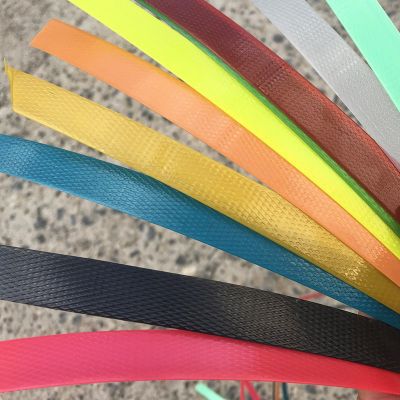 5色各2米(颜色随机) 藤条菜篮子编蓝子塑料条编条篮子的绳子编织带编篮的材料diy手工