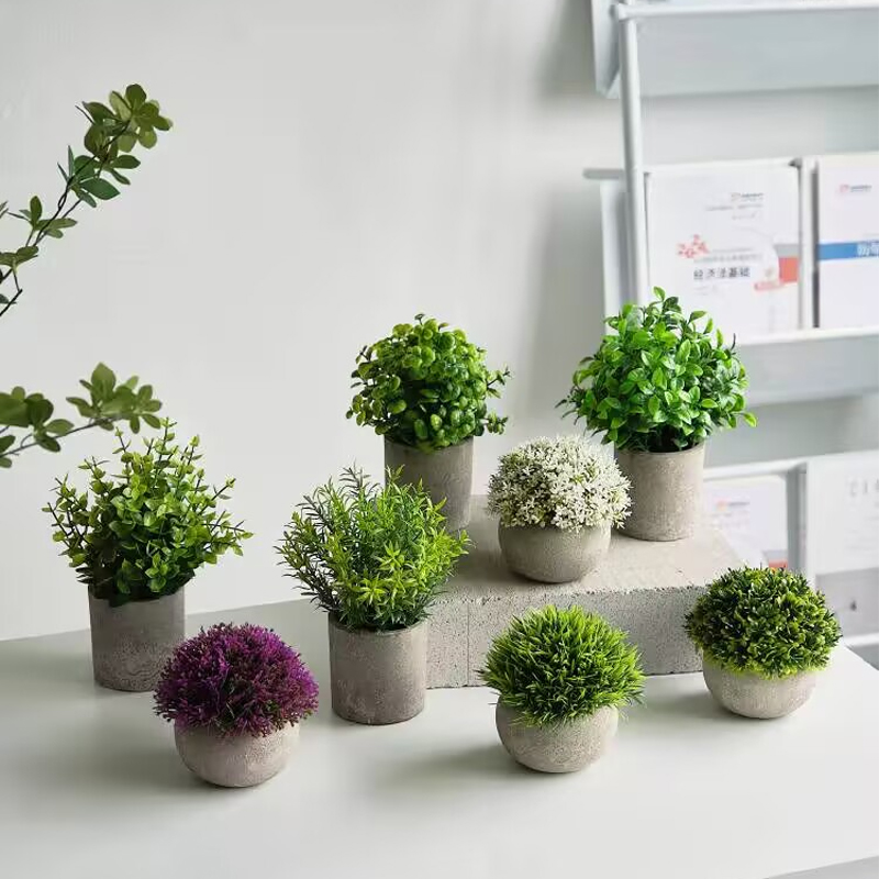 锦瑞星仿真花植物摆件M7-A件高清大图
