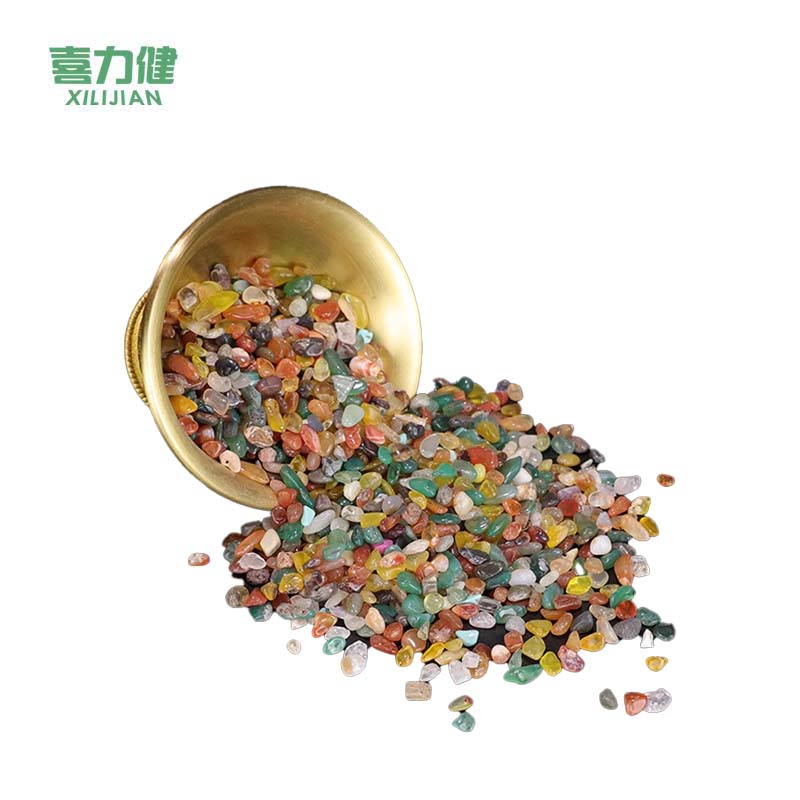 喜力健 雨花石 小粒彩色-0.5*1CM 袋高清大图