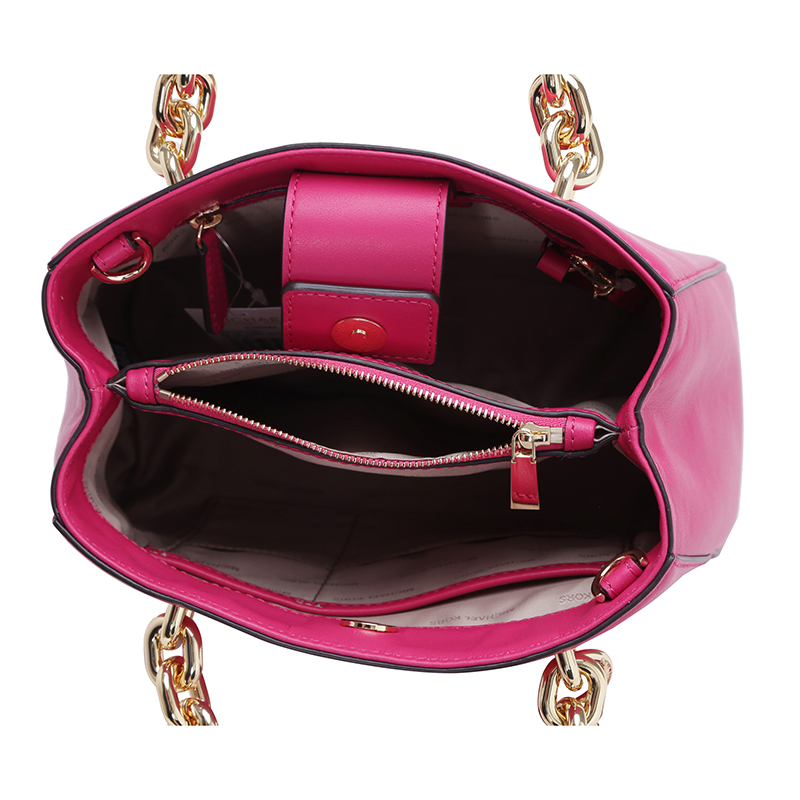 MICHAEL KORS 迈克高仕 女包 Cynthia 单肩斜跨包小号 蝴蝶结吊饰光面皮30H7GCYS5L