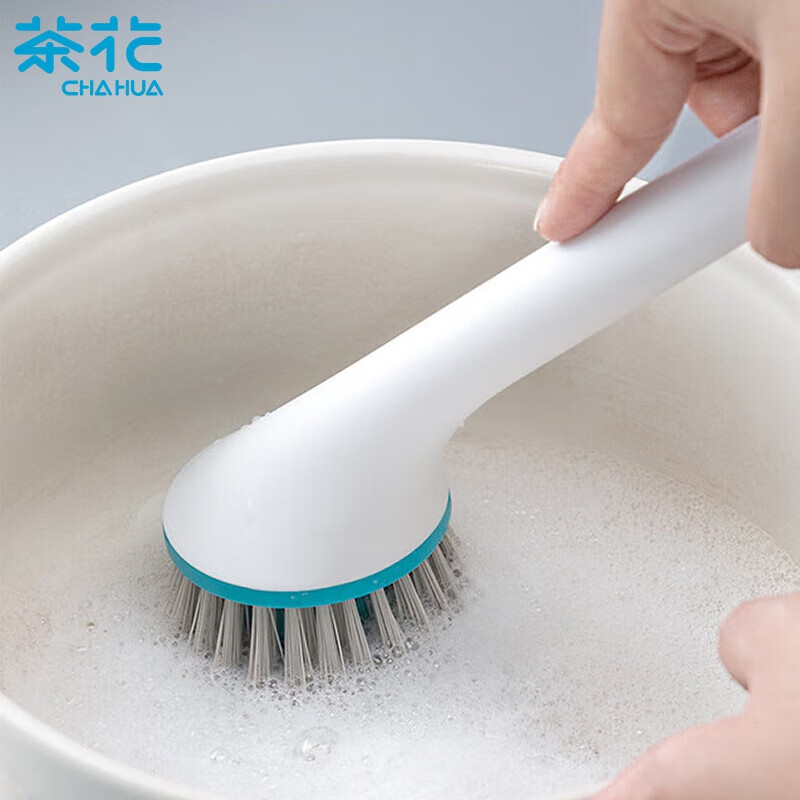 茶花 洁境洗锅刷长柄刷 锅神器刷锅刷子洗碗刷*219003