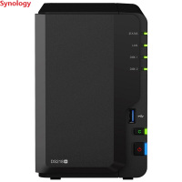 群晖(Synology) DS218+ 2盘位双核心NAS网络存储服务器(无内置SATA硬盘)不规则体支持NAS盘企业盘