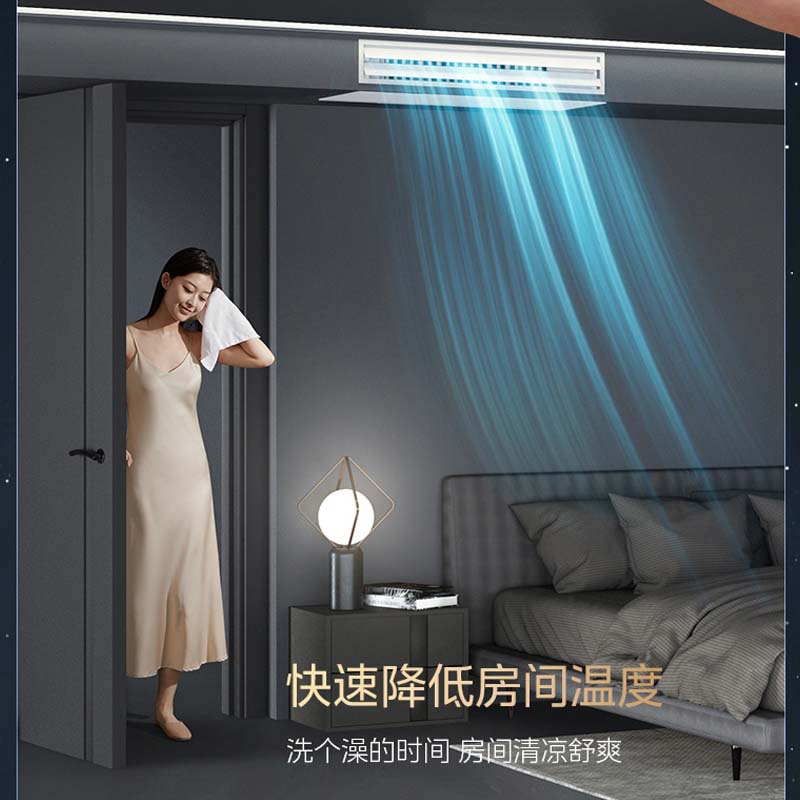美的5匹家用中央空调一拖三全直流变频多联机两室一厅专用美的星光中央空调MDS-120W-D02-XG(GNX4-1)高清大图