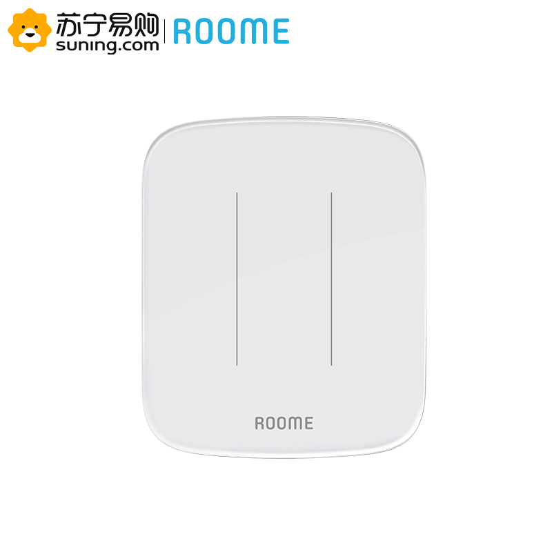 ROOME开关精灵蓝牙MESH单键版 AI语音控制联合定制智能蓝牙开关远程遥控语音智能开关 不用拆线