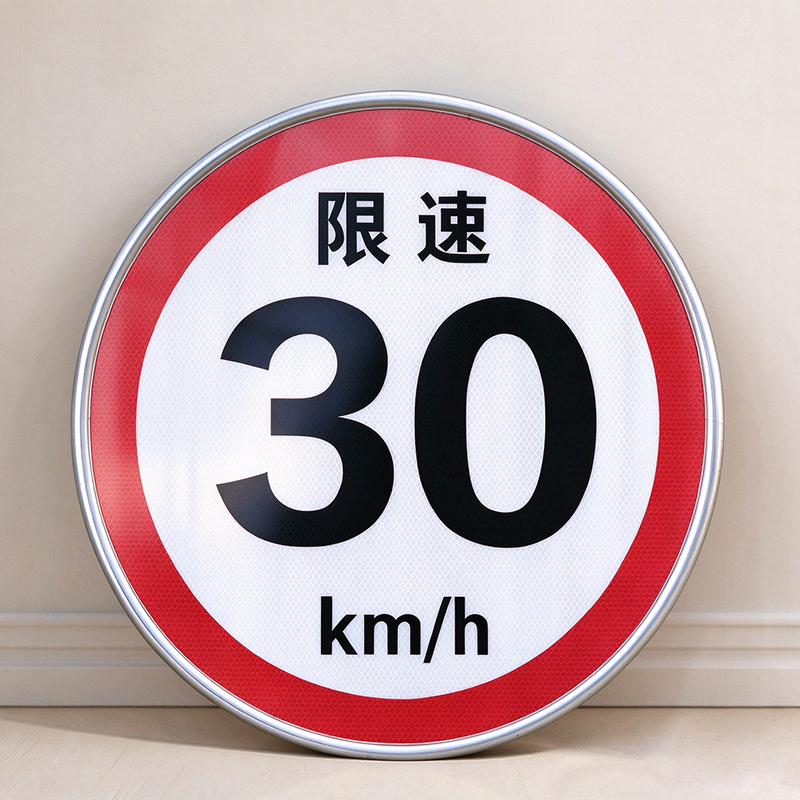 安虎 限速标志牌 直径60cm*3mm厚 个高清大图