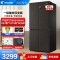 leader冰箱 海尔智家出品475升十字对开门四开门风冷无霜 黑金净化 母婴空间一级能效变频节能家用大容量省电电冰箱