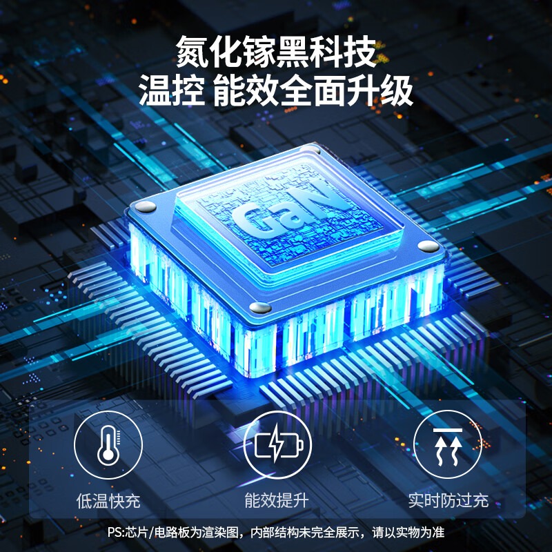 绿联氮化镓充电器套装65W多口Type-C快充头适用pd20W苹果15三星手机macbookPro笔记本电脑线CD244高清大图