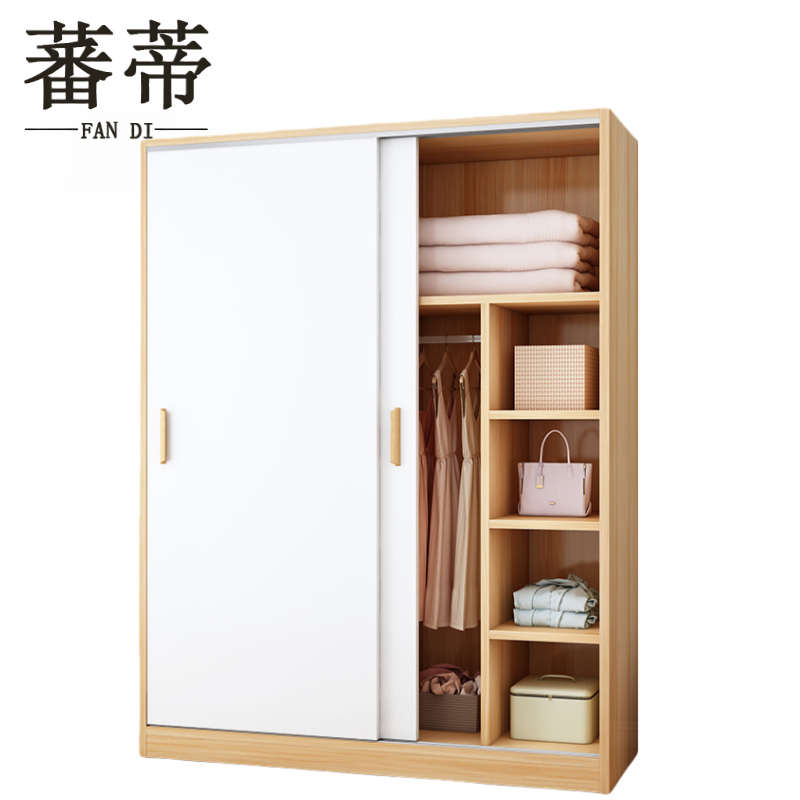 蕃蒂木质衣柜台高清大图