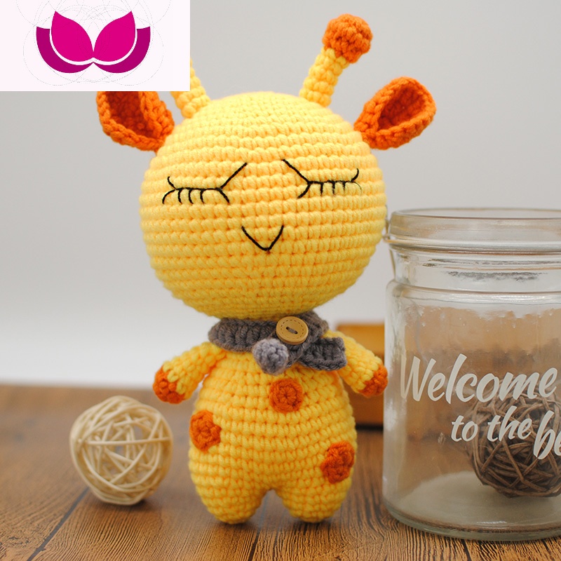 七斓手工编织diy卡通玩偶材料包新手毛线钩针玩具材料包 参数