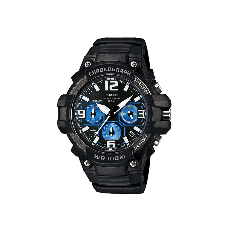 卡西欧casio手表男士石英表防水精钢带三盘六针休闲日韩品牌腕表mtp