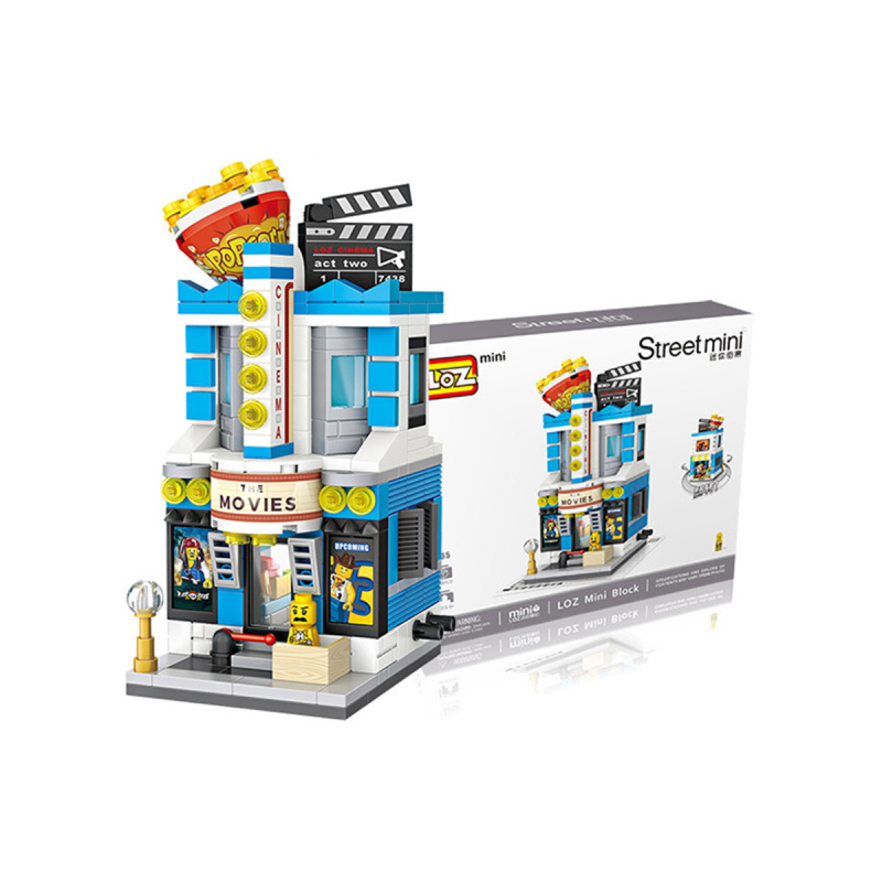 loz俐智拼插迷你街景系列不兼容乐高积木玩具(积木