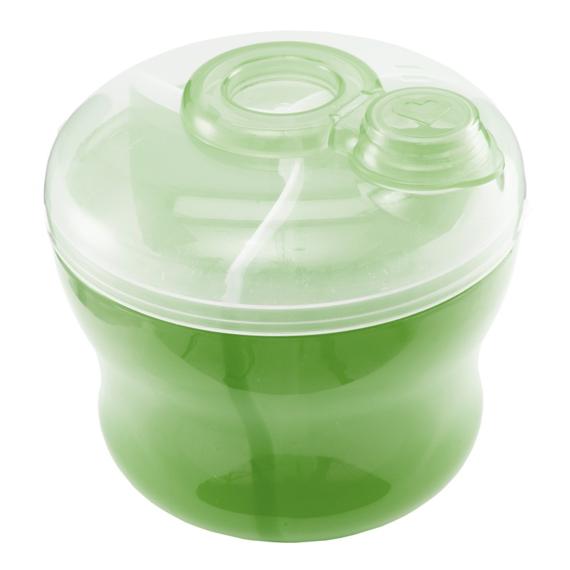 满趣健munchkin)满趣健三格奶粉盒便携式奶粉罐外出奶粉储存盒266ml
