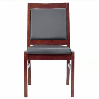 睿福隆会议椅办公椅 橡胶木 把