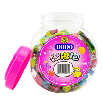 徐福记 嘟嘟泡 DODO水果味泡泡糖 综合口味100条罐装儿童节糖果零食品