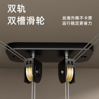 手摇晾衣架升降阳台双杆晾衣杆手动家用自动晒衣架凉衣架