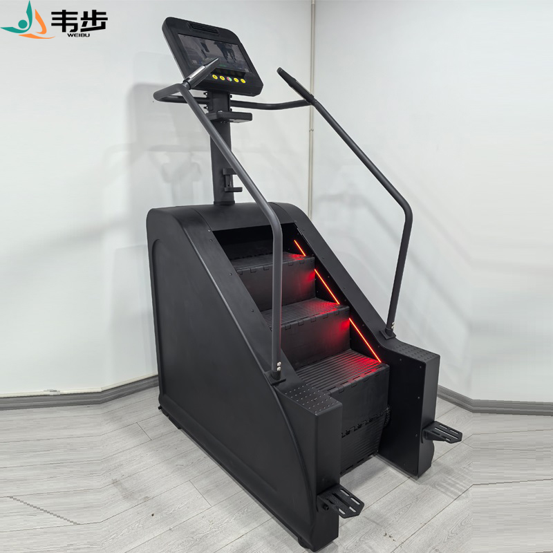 韦步WB-C1商用楼梯机室内登山机家用多功能爬楼台阶踏步攀爬机器高清大图