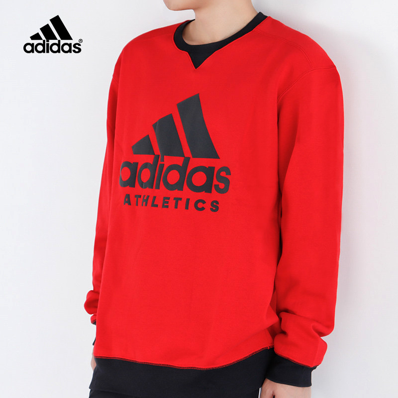 阿迪达斯儿童adidas kids男大童加绒保暖儿童运动套头卫衣DH4052