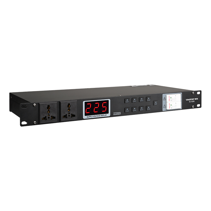 得胜TAKSTAR DL-82BJ电源时序器音响设备时序电源8路防雷电源时序控制器高清大图