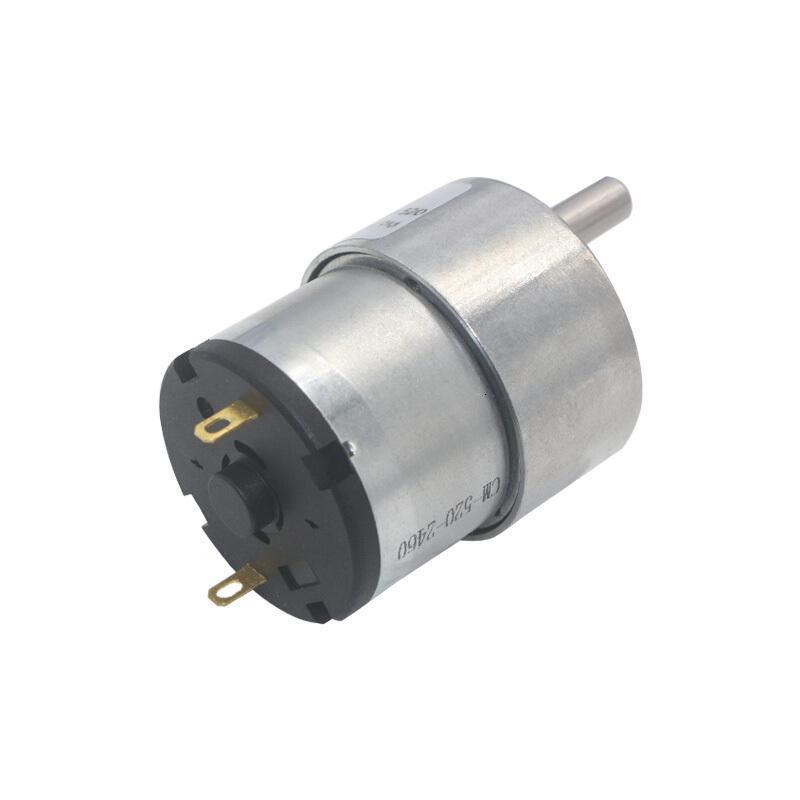 BONJEANJGB37-520减速马达 微型直流减机 6V 12V 24V 机器人马达 12V35RPM高清大图