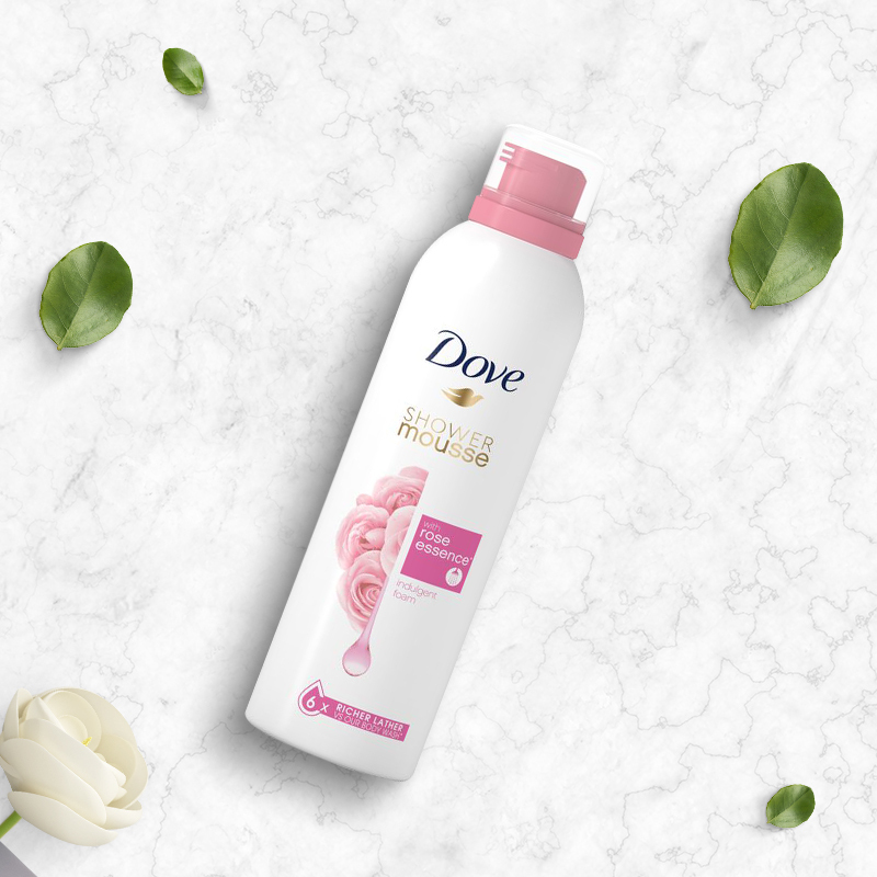 多芬(Dove)玫瑰甜悦 沐浴慕斯 200ML[联合利华]