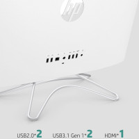 惠普(HP)小欧24 23.8英寸办公上网学习娱乐台式一体机电脑 十一代i5-1135G7 8G 512GSSD wifi蓝牙 高色域 三边窄边框 两年保修 带无线键鼠 白