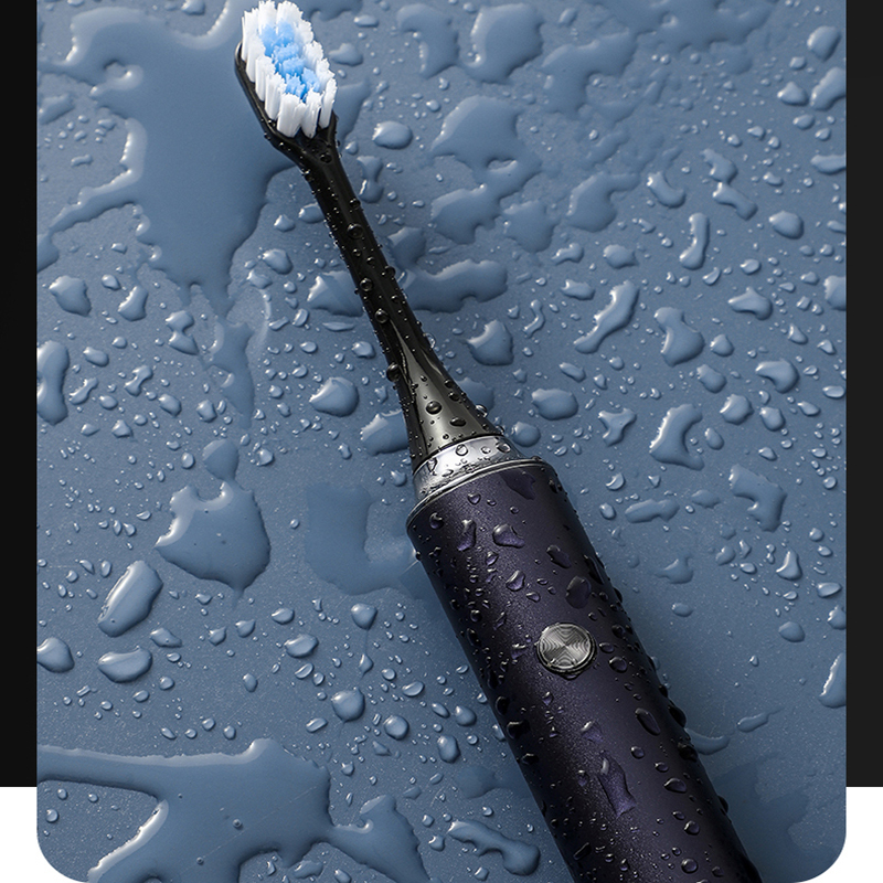 鹰伦(Enlluean) 美洁超声波电动牙刷SKT-Y8810 黑色高清大图