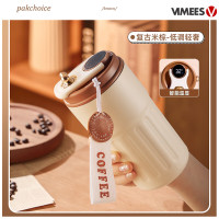 维米仕(vimees)家用办公室养生壶高颜值温显咖啡杯 浅棕色 VM-H031 0.4L
