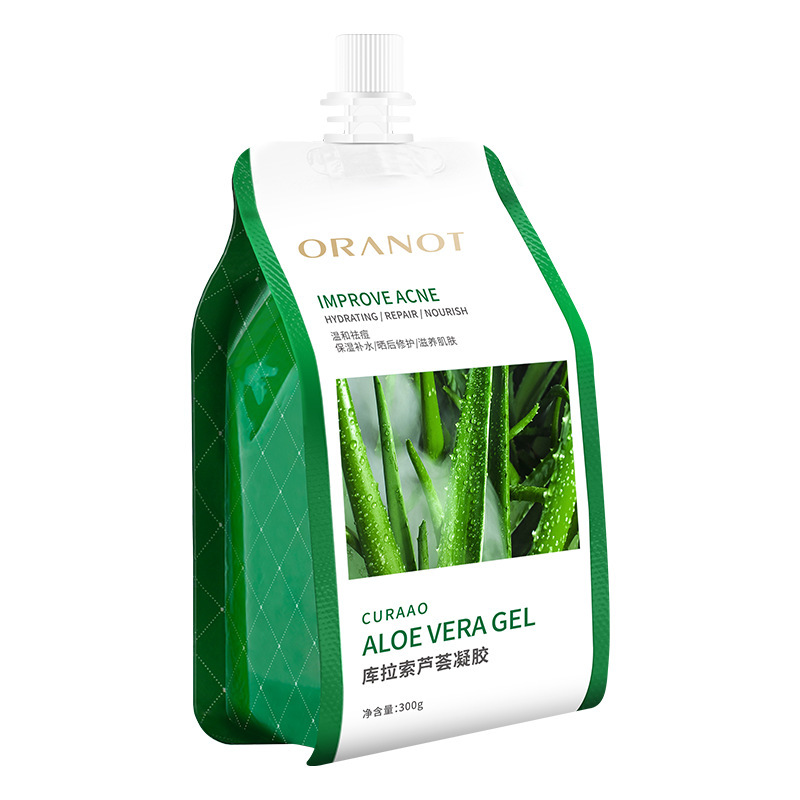 奥兰诺库拉索芦荟凝胶300g滋润保湿芦荟胶视频