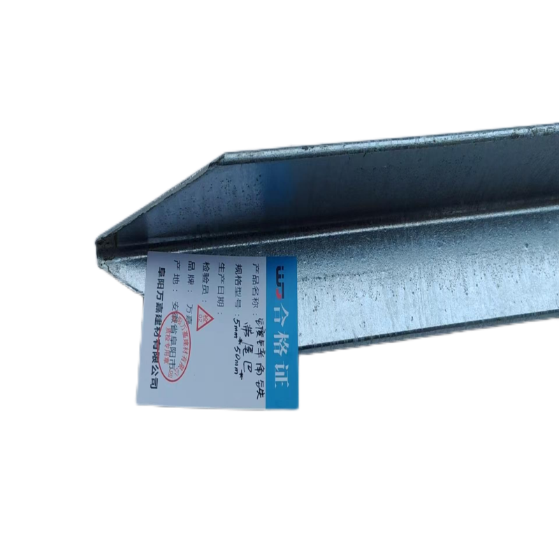 WJ 镀锌角铁带尾巴 5mm*50mm 根高清大图