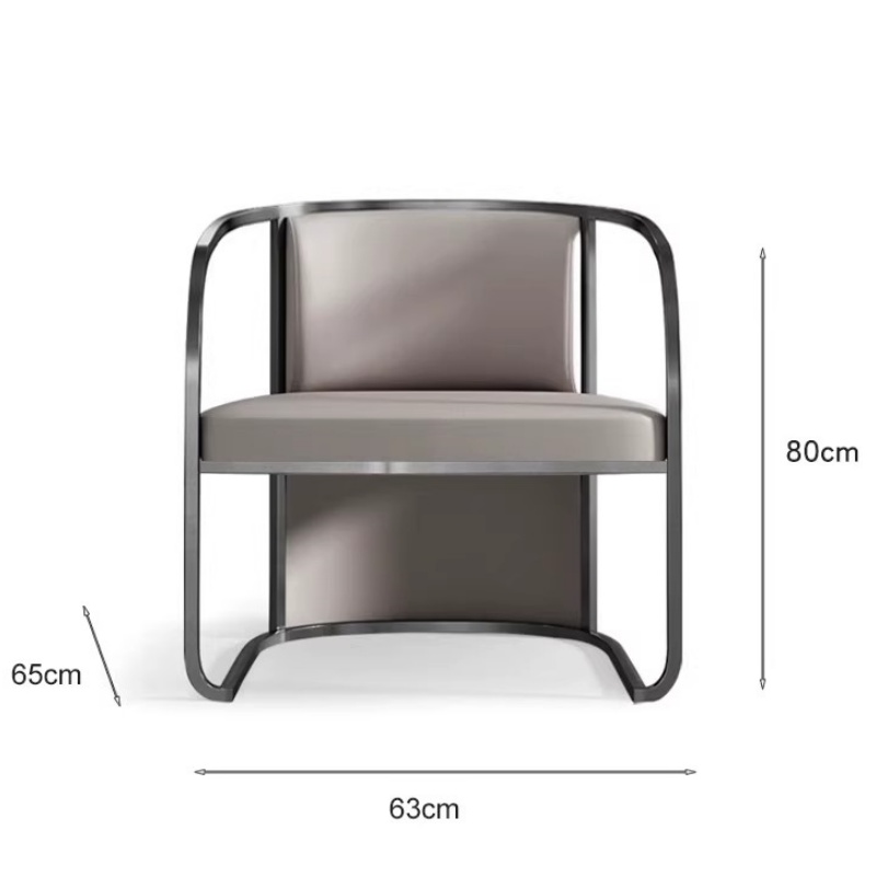 鑫木樽 洽谈椅 皮质 把高清大图