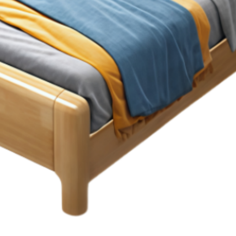 乐琪艺 床+床头柜+床垫 1.2m 套高清大图