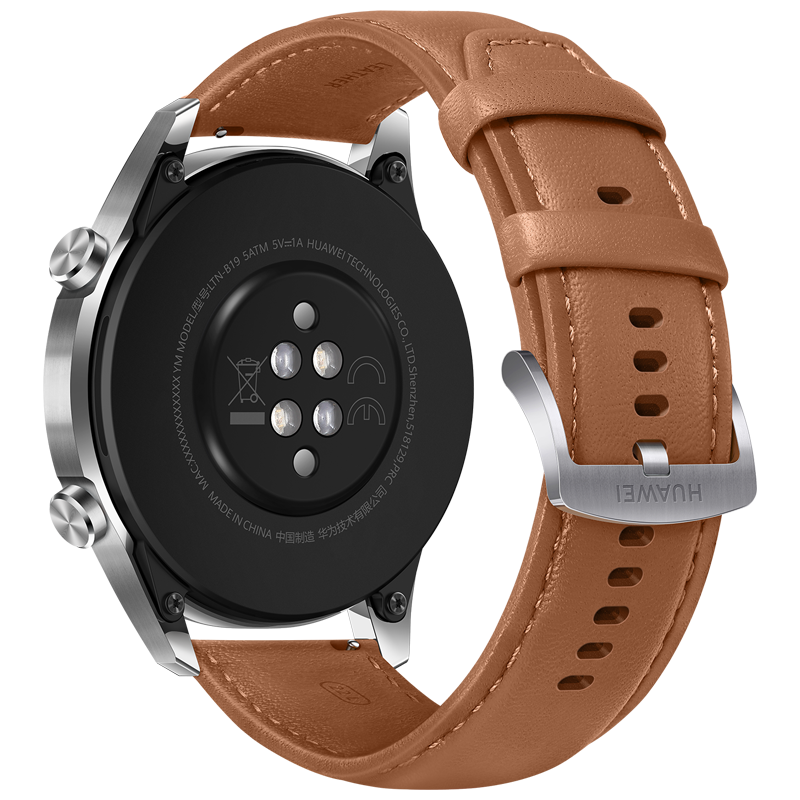 huawei华为watchgt2砂砾棕46mm麒麟芯片强劲续航蓝牙通话运动智能手表