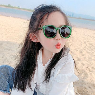 儿童太阳镜墨镜韩版小孩眼镜时尚潮男童女童宝宝防紫外线眼镜遮阳气质
