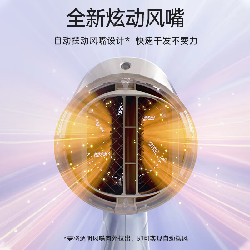 松下(Panasonic)电吹风机EH-WNE6B家用大功率高速大风力速干折叠便携家用 老婆女友吹发负离子护发风筒高清大图