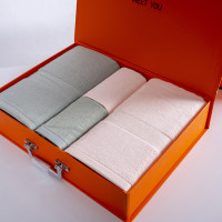 非草非木 竹纤维毛巾豪华套装 浴巾2条+毛巾2条 3086