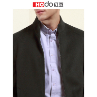 HODO红豆男装 男士毛呢大衣 冬季商务休闲舒适保暖羊毛混纺呢大衣外套