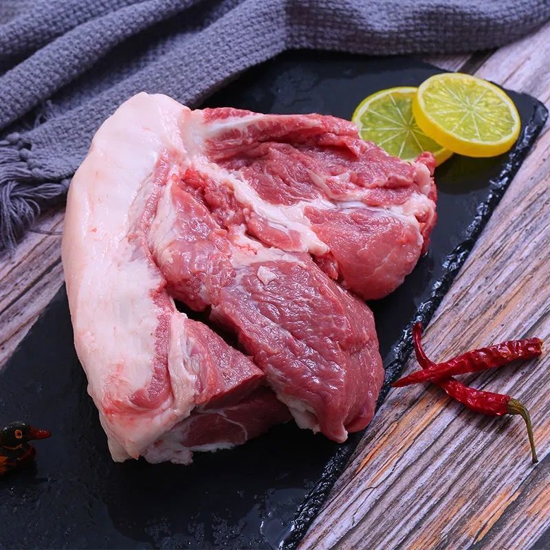 赛卡伊猪肉后腿肉新鲜猪肉后腿肉生猪肉纯瘦散养猪肉整箱6斤后腿肉带