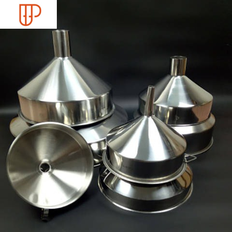 加厚 不锈钢漏斗大口径工业漏斗酒漏油漏带滤网酒漏