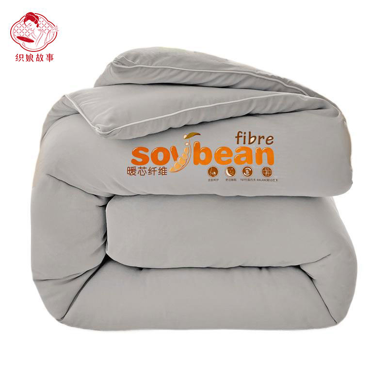 织娘故事 被子 提花大豆被 150*200cm3斤 张高清大图