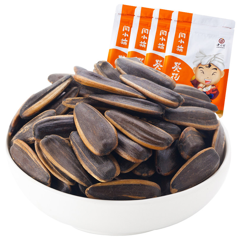 老闫家焦糖味瓜子500g克x4袋山核桃瓜子炒货休闲零食葵花籽报价 参数 图片 视频 怎么样 问答 苏宁易购